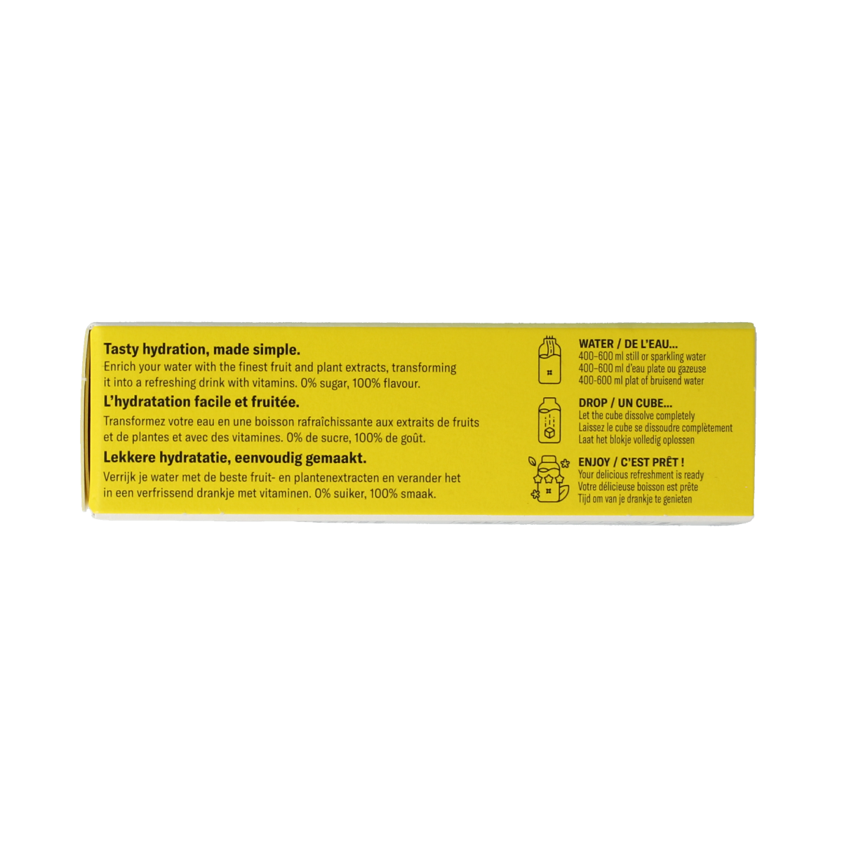 Waterdrop Microdrink ice tea lemon flavor effervescent tablets, 12-pack, for flavored water and refreshing drinks.