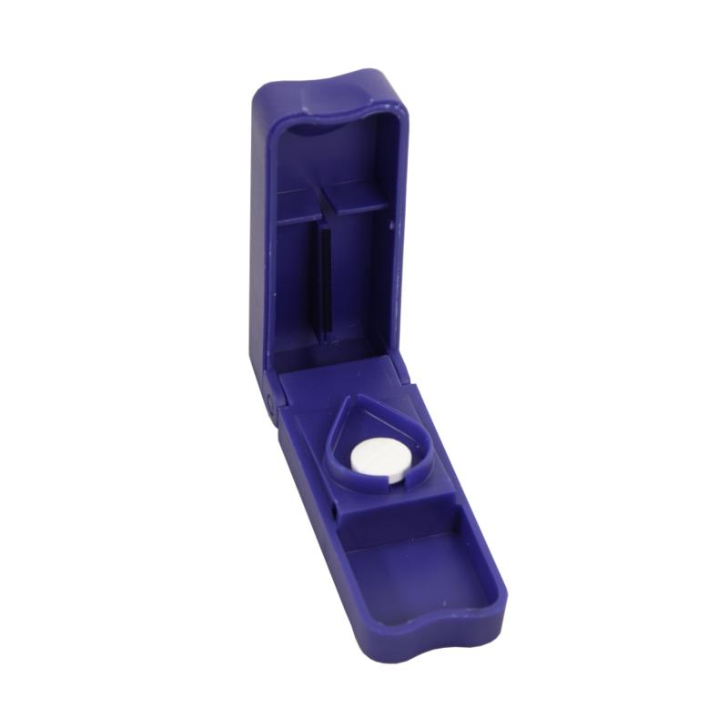 Able 2 blue pill splitter for precise splitting of pills, ideal for medication management and ease of use.