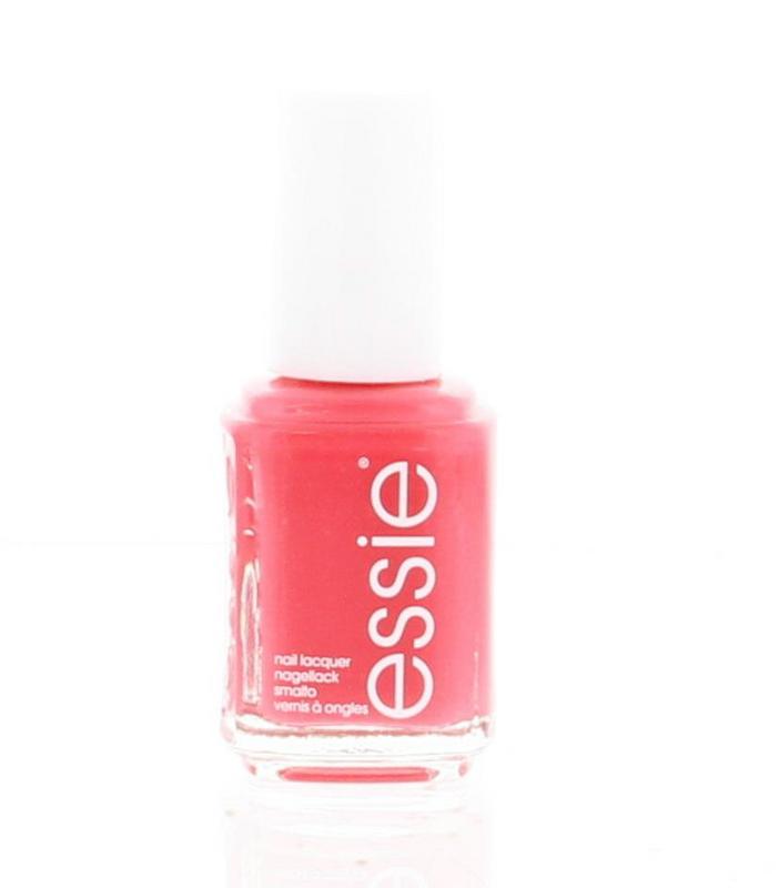 Essie Peach Daiquiri makeup product in 13.5ml bottle, featuring peach-colored nail polish with a smooth, glossy finish.