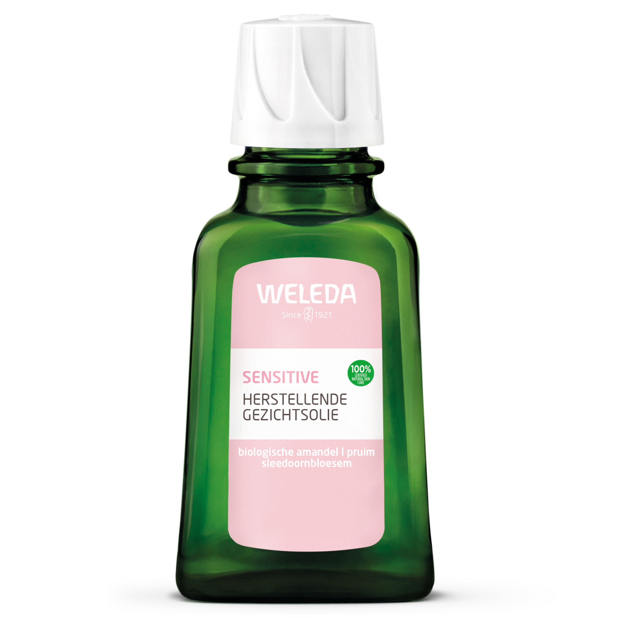 Weleda Gezichtsolie Sensitive Herstel, 50ml, natural facial care oil with calming ingredients for sensitive skin.