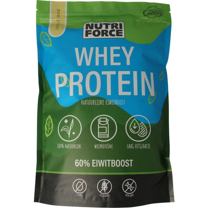 Nutriforce Whey Protein with Amino Acids, 700g jar, protein supplement for muscle recovery and growth