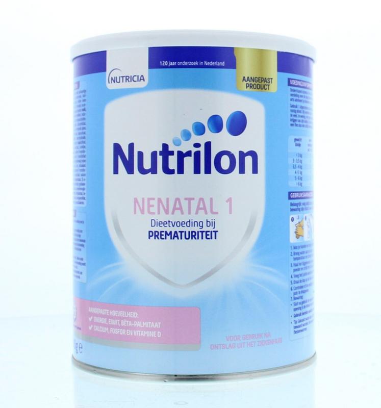 Nutrilon Nenatal 1 baby and toddler nutrition powder in a 900g container, designed for newborns and young children.