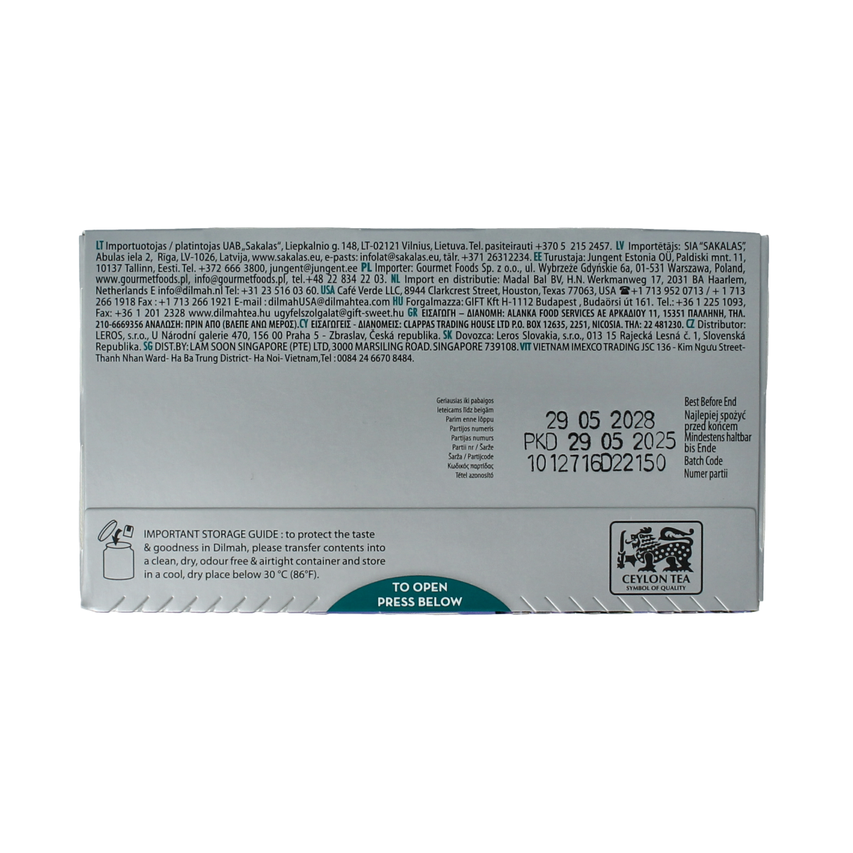 Dilmah Blueberry & vanilla fun tea 20.00 Zakjes
