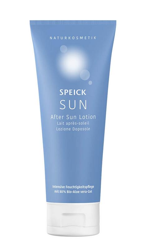 Speick Aftersun lotion in a 200ml bottle, featuring soothing sun care for skin after sun exposure