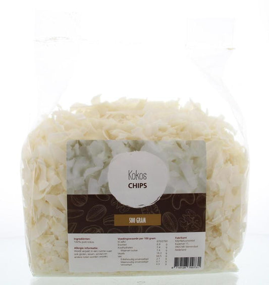 MijnNatuurwinkel Kokos chips naturel 500.00 Gram