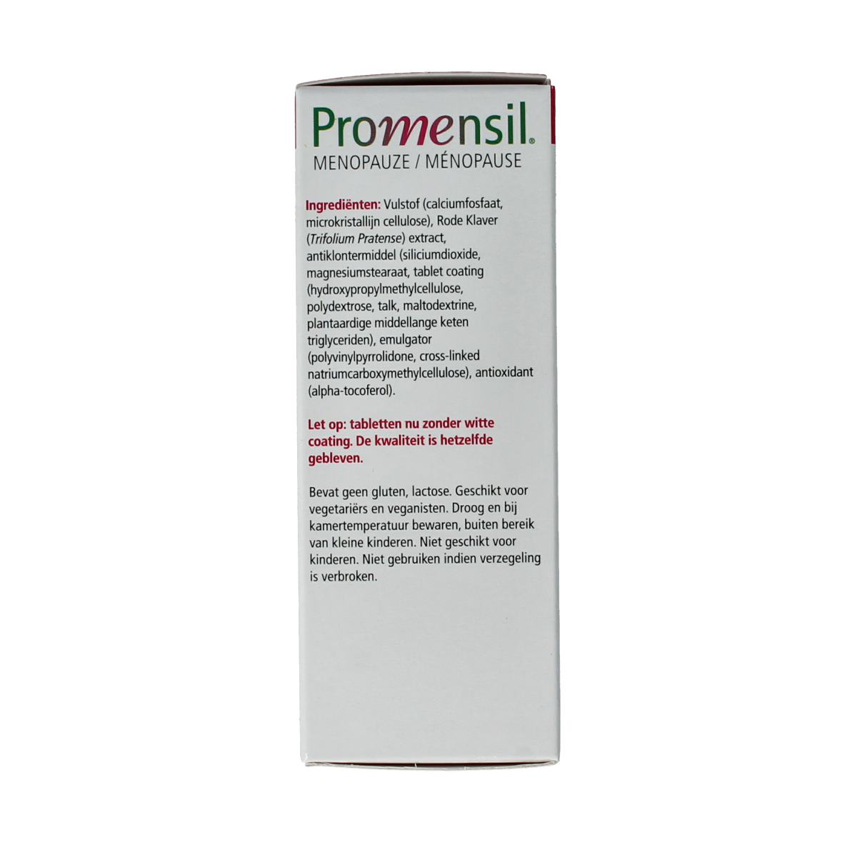 Promensil Original herbal supplement box with 60 tablets, natural herbal remedy for women’s health, from Promensil.