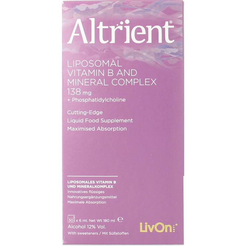 Livon Altrient B complex liposomal vitamin supplement sachets, multi-vitamin B complex in convenient packaging