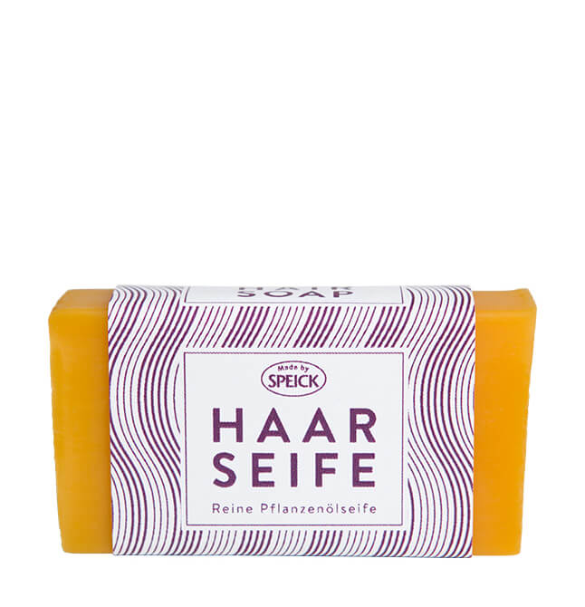 Speick Haarzeep 45g natural hair care soap with herbal ingredients, designed for gentle cleansing of hair and scalp.