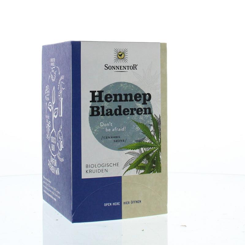 Sonnentor Hennepblad thee bio 18.00 Zakjes