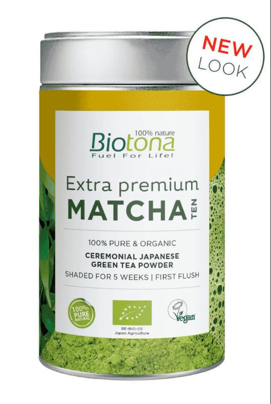 Biotona Extra premium matcha tea poeder bio 70.00 Gram