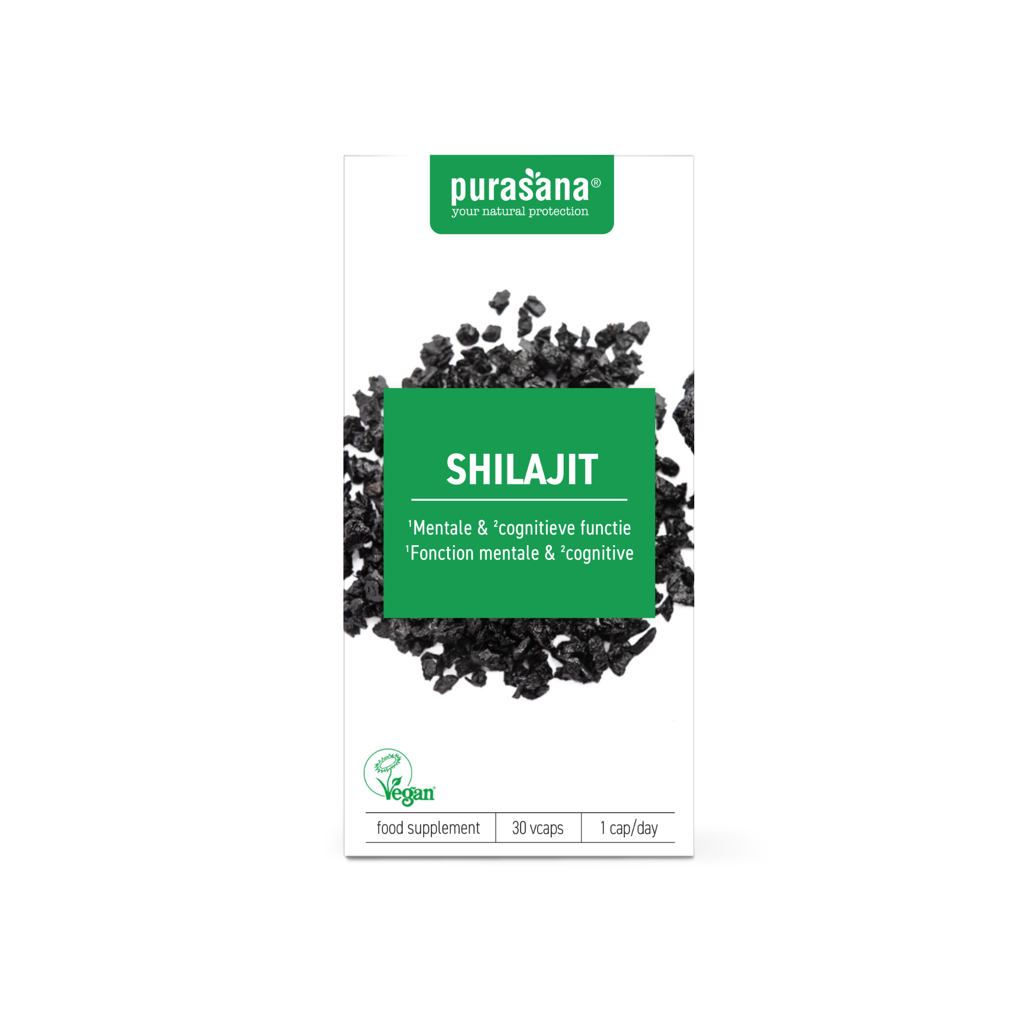 Purasana Shilajit vegan capsules, 500mg, herbal supplement, vegetarian dietary capsules, natural herbal product
