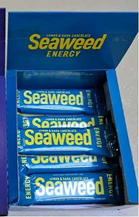 Seaweed & Friends Seaweed Protein Bar with Lime flavor, 50g, sports nutrition energy bar for active lifestyles.
