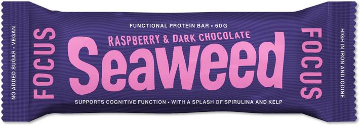 Seaweed & Friends Seaweed proteinbar focus raspberry 50.00 Gram