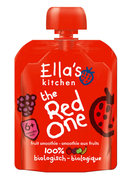 Ella's Kitchen The Red One organic baby food for 6+ months, 90g jar, healthy nutritious meal for infants and toddlers.
