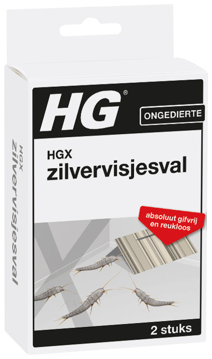 HG pesticide product with silverfish control, featuring one 1.00-piece package, designed to eliminate silverfish pests.