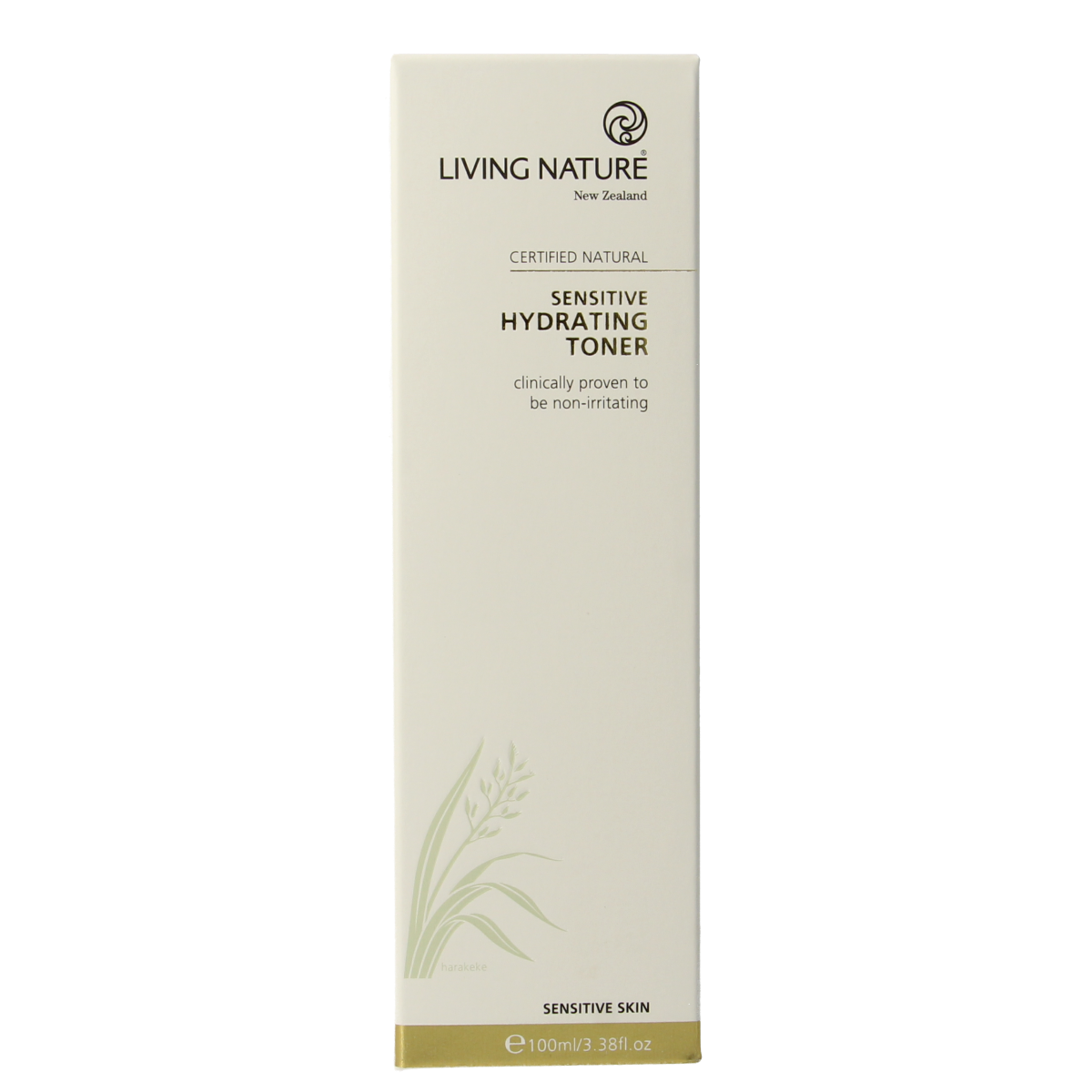 Living Nature Hydraterende tonic gel for sensitive skin, 100ml, facial skincare product with refreshing, lightweight moisturizer.