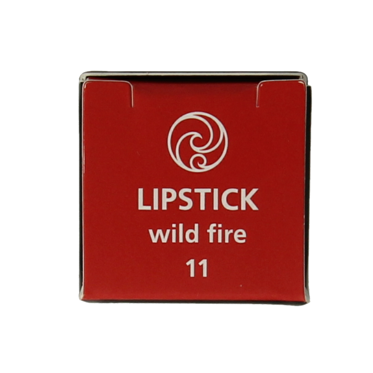 Living Nature Wild Fire lipstick in 3.90g, natural makeup product with vibrant red shade and sleek packaging.