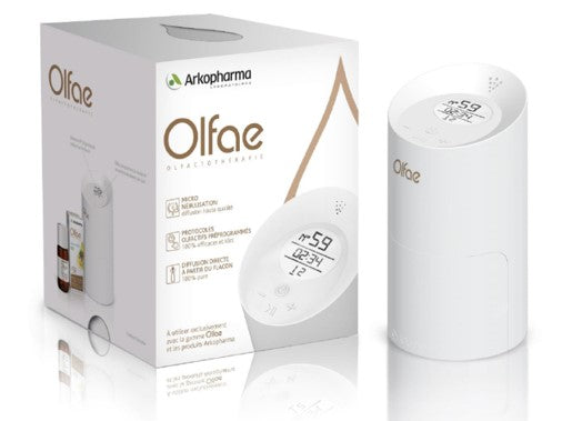 Olfae Geurverspreider microverstuiver 1.00 stuk, compact scent diffuser for home fragrance, shown in the image.