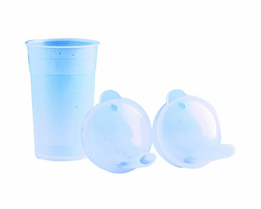 Able 2 kitchen drink lid set with long spout, one piece, shown in close-up view on a white background.