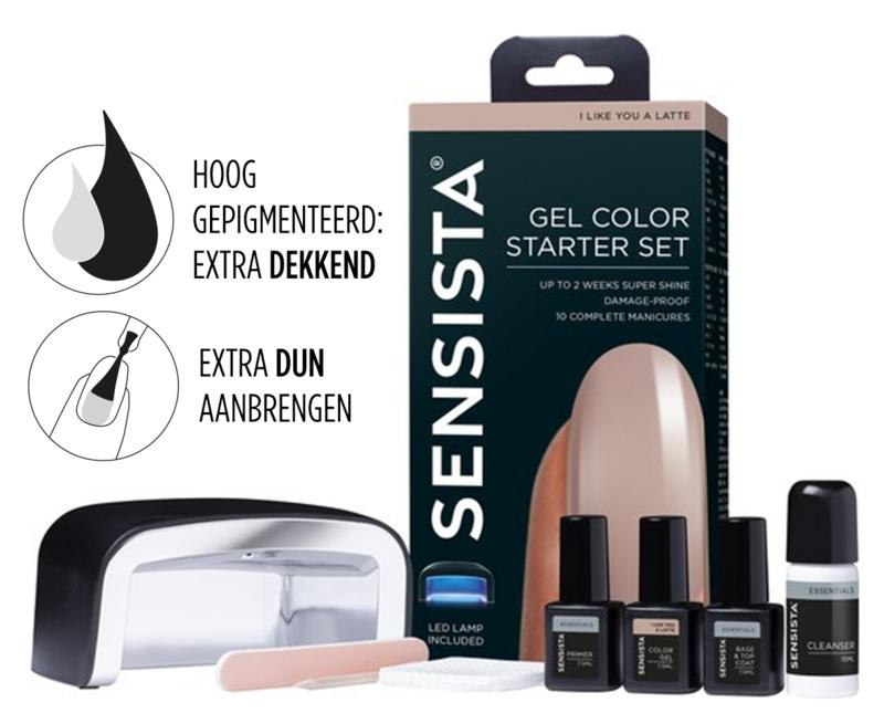 Sensista Gel Make-Up start set with 1 piece, featuring natural-colored gel for a professional makeup look