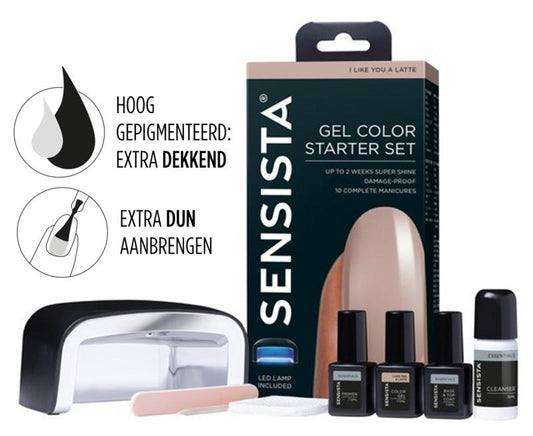 Sensista Gel Make-Up start set with 1 piece, featuring natural-colored gel for a professional makeup look