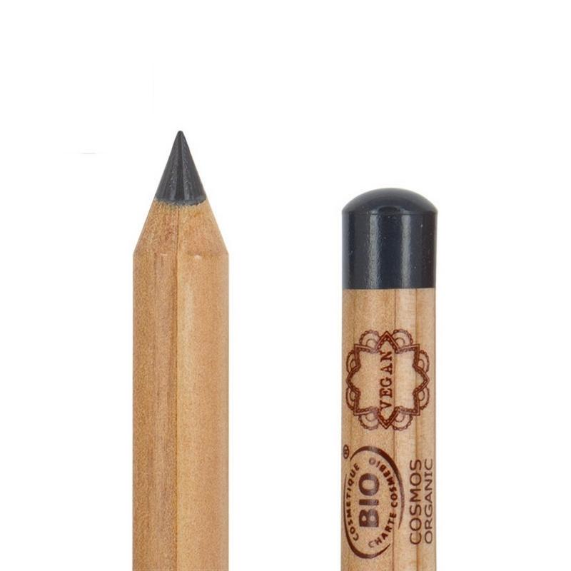 Boho green makeup vegan green eye pencil in gray color, 04 oogpotlood, 1.00 piece, natural makeup product with sleek design