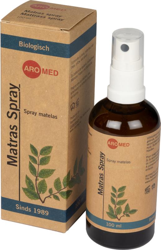 Aromed Matras spray 100ml for spiritual use, featuring a sleek bottle with a minimalist design and a clear label.