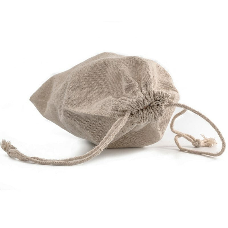 Aroma Vera jute gift bag used for packaging, made of natural jute material, with sturdy handles for gift presentation.