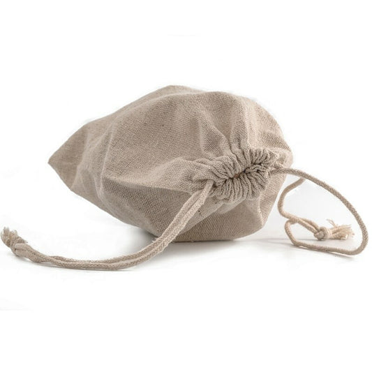 Aroma Vera jute gift bag used for packaging, made of natural jute material, with sturdy handles for gift presentation.
