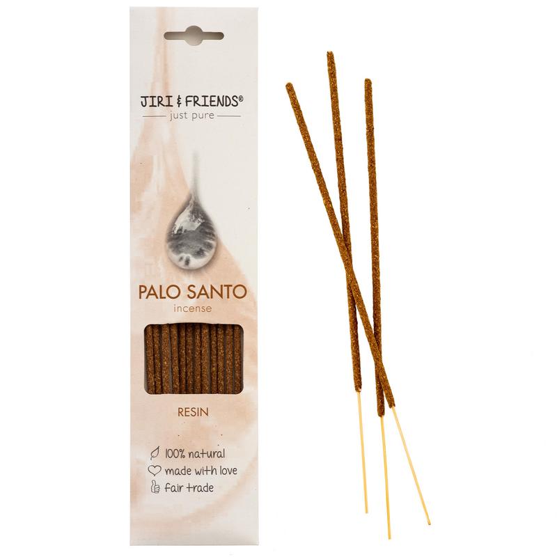 Jiri & Friends Wierook santo resin sticks, 15-pack, aromatic incense for spiritual and relaxation use, natural resin scent