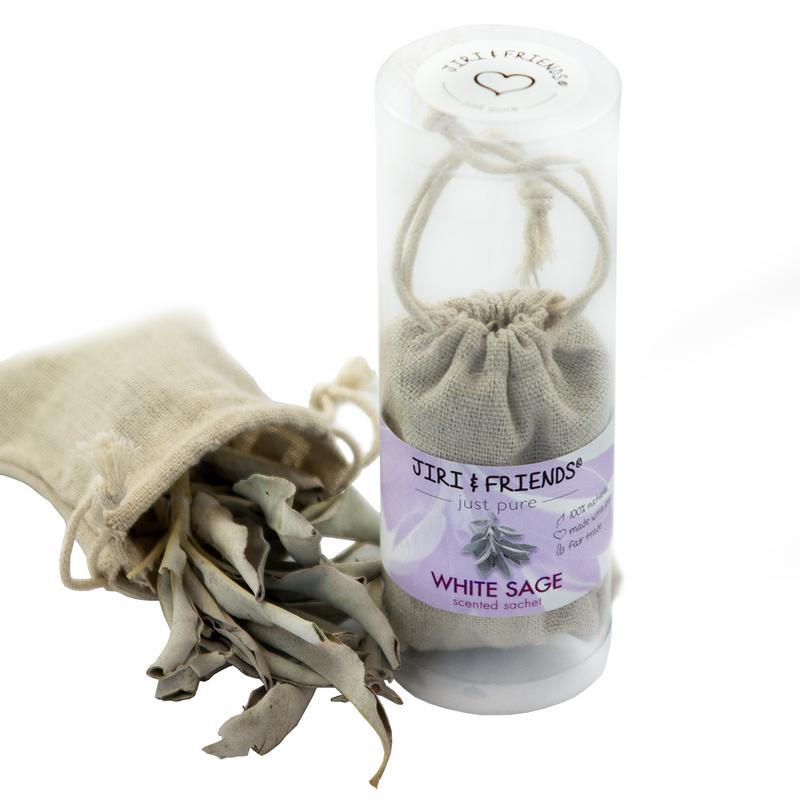Jiri & Friends Huisparfum geurzakje met witte salie, 1 stuk, voor huisgeur en aromatherapie.