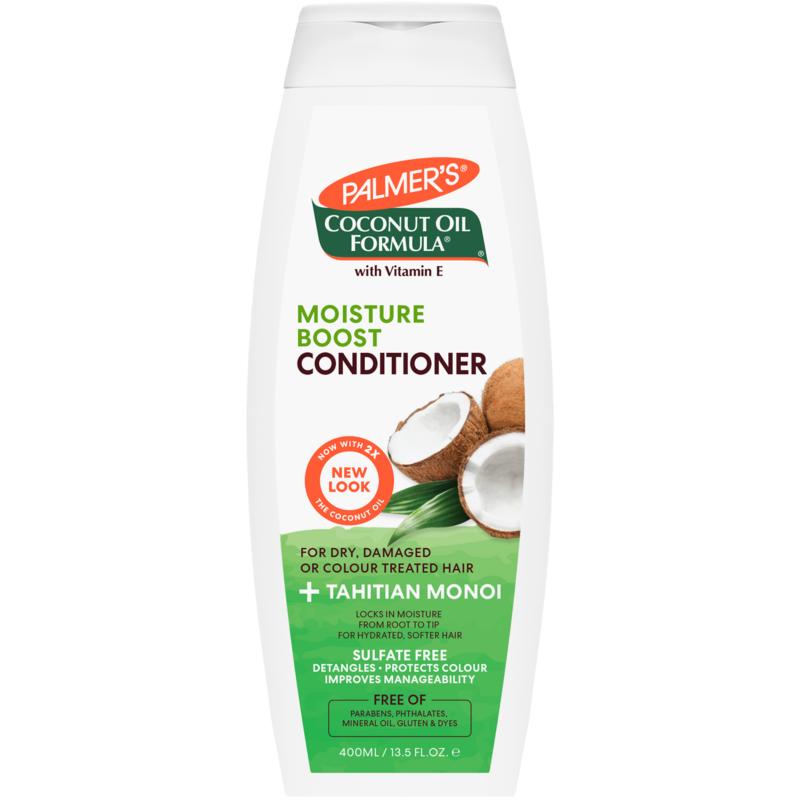 Palmers Coconut Oil Conditioner for hair, 400ml bottle, nourishing hair care product with natural coconut oil formula.