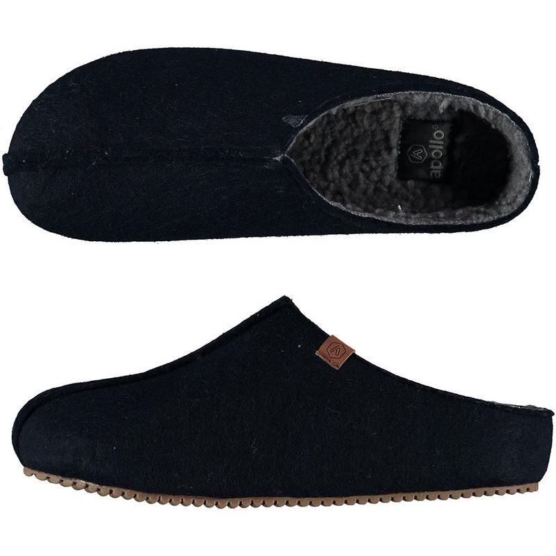 Blue Apollo Zweedse slof denim slippers in size 41/42, casual indoor footwear with soft denim fabric and comfortable fit.