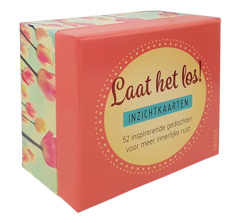 Set of Deltas Laat het los inzichtkaarten, featuring 1.00 collection of colorful, informative cards for personal development.