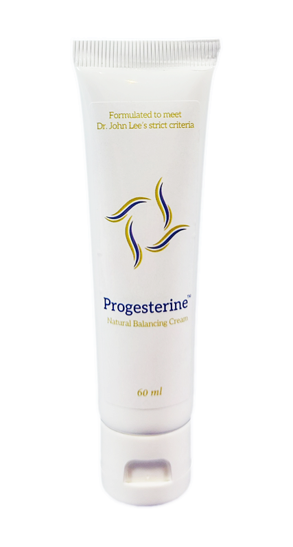 Abanda progesterone menopausal cream in 60ml tube, body care product for menopause relief, with a white and purple packaging design.