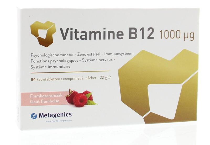 Metagenics Vitamine B12 1000mcg 84.00 Kauwtabletten