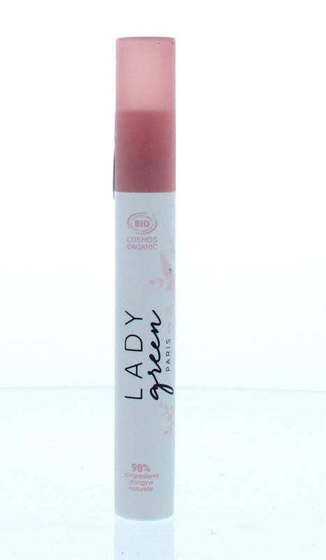 Lady Green Lady Green mascara in black, volumizing make-up product with 9ml liquid in a sleek tube, designed for bold lashes.