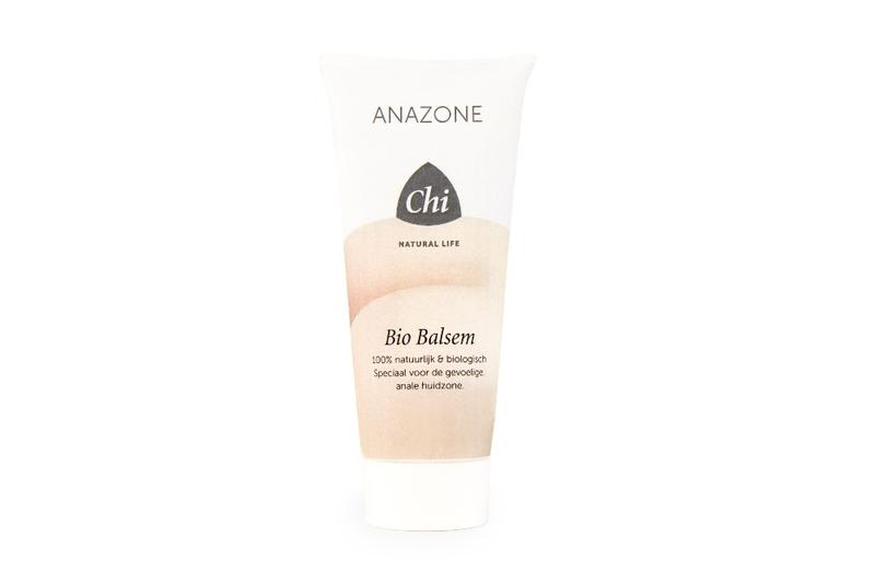 Chi Anazone Balsem tube bio, 90g, natural body care product with a white and green squeeze tube showing the label.