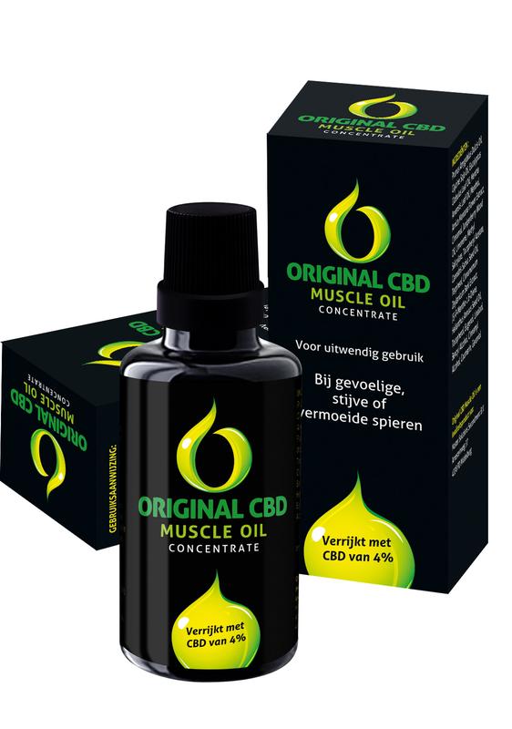 CBD Original Spierolie 30ml bottle for muscle and joint relief, featuring natural CBD infusion in a clear glass container.