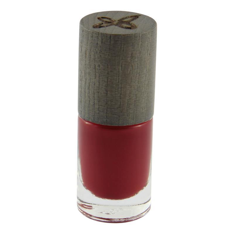 Boho Green Makeup red nail polish bottle labeled "Nagellak The Red One" 55ml, featuring a vibrant red color.