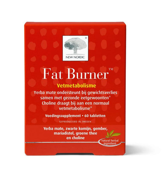 New Nordic Fatburner herbal supplement tablets, 60-count, natural dietary product for supporting weight management