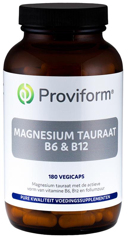 Proviform Magnesium capsules with B6 and B12, vegetarian mineral supplement in a bottle, shown in the image.