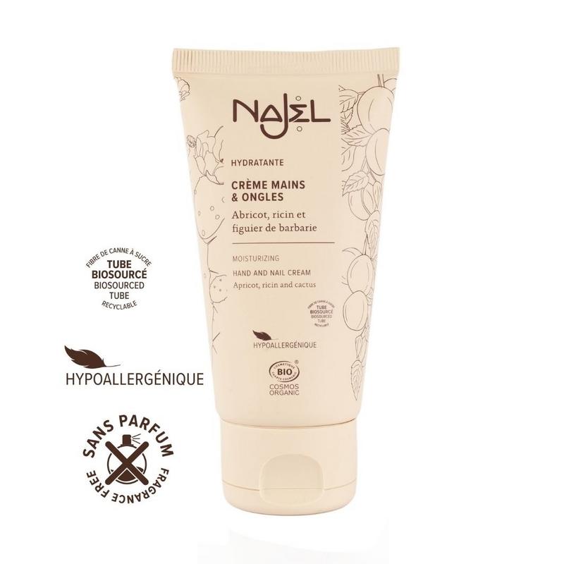 Najel Aleppo Handcreme in 75ml tube showing smooth, nourishing hand moisturizer with natural ingredients.