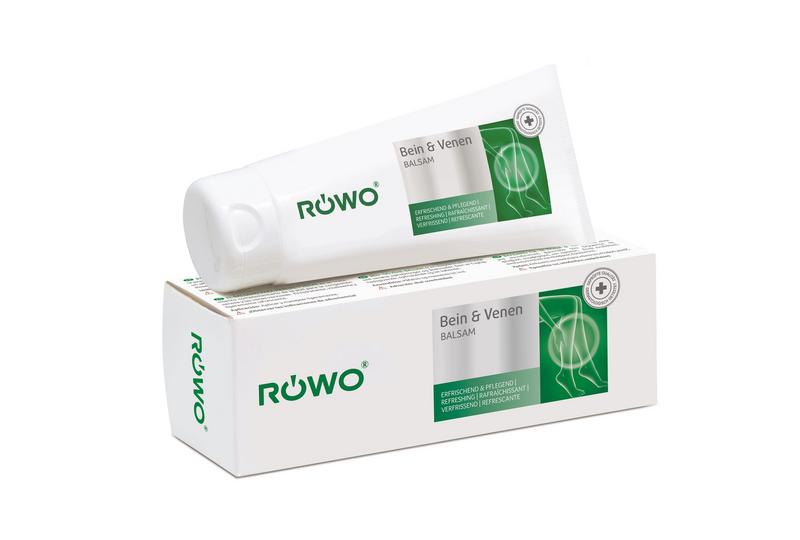 Rowo Been en Venen Balsem in a 100ml tube, providing soothing leg and vein care with herbal ingredients.