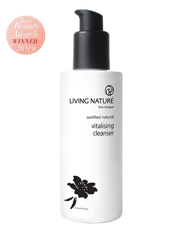 Living Nature Vitalising Cleanser 120ml, gentle facial cleanser with natural ingredients, suitable for daily skincare.