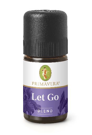 Primavera Let Go blend essential oil in 5ml bottle, aromatic etherische oliën with calming and relaxing properties.