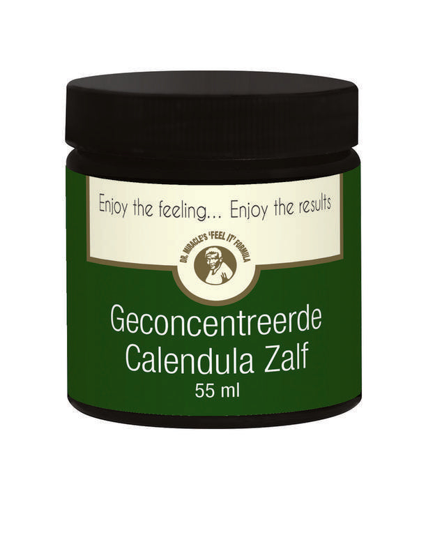 Dr. Miracle calendula body ointment in 55ml tube, natural skincare product for soothing and nourishing skin.