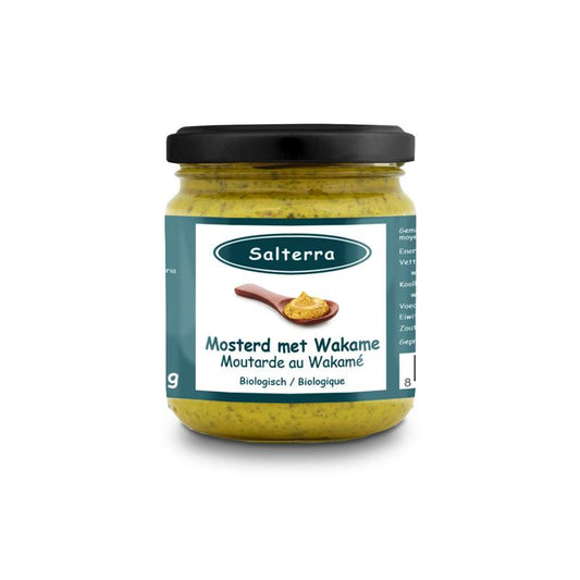 Salterra Mosterd met wakame bio 180.00 Gram