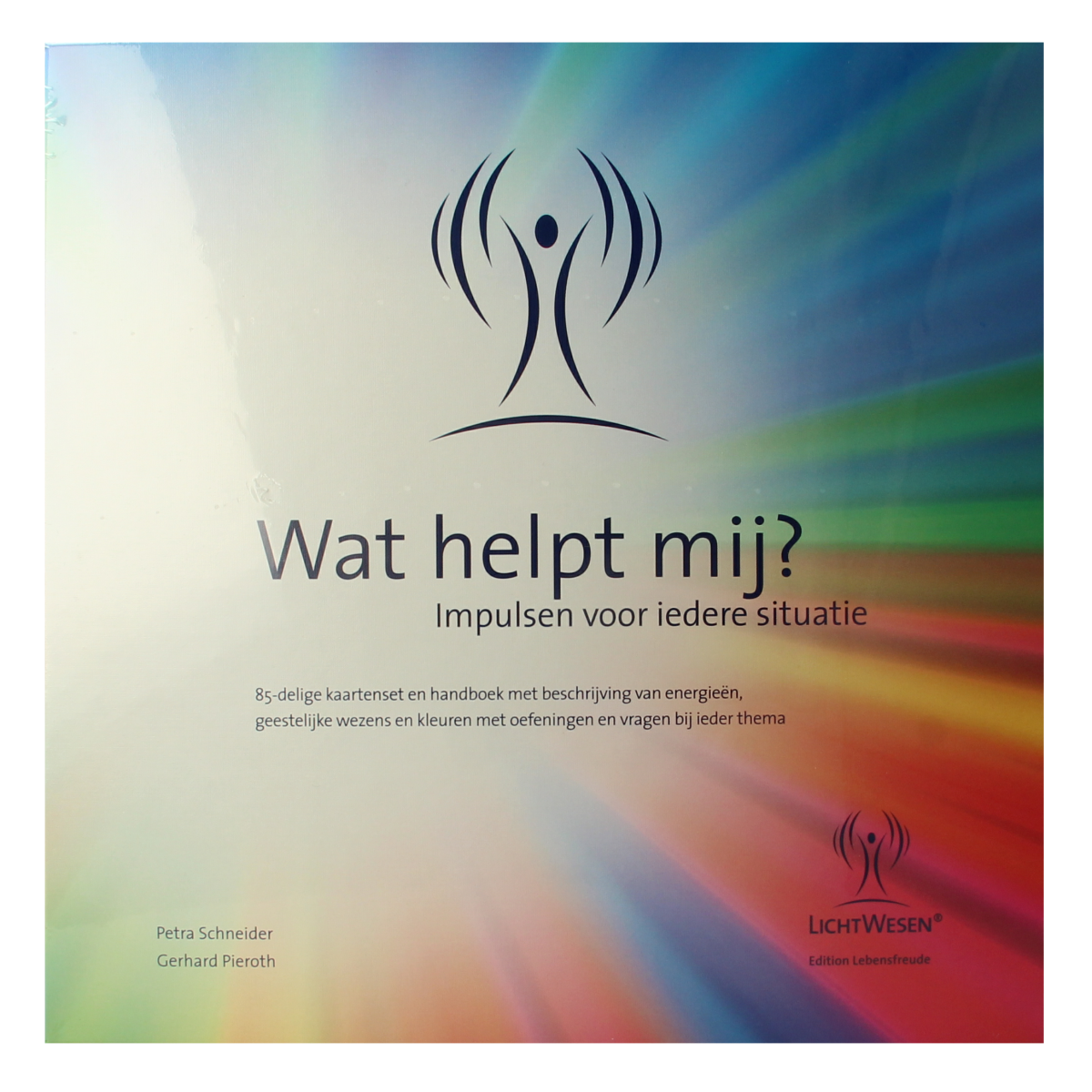 Lichtwesen Wat helpt mij boekkaart, featuring spiritual guidance, with a calming design and the product code 9783936102208.