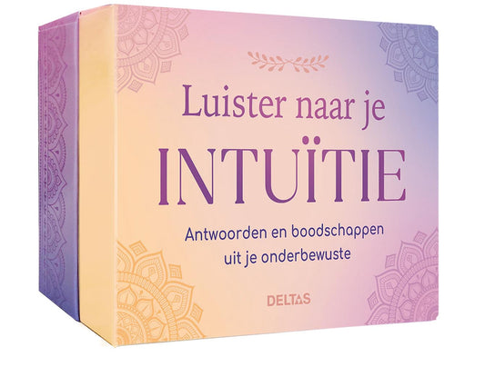 Deltas Luister naar je intuitie  orakel kaarten 1.00 Set